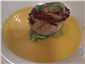 scallop with carrot sauce